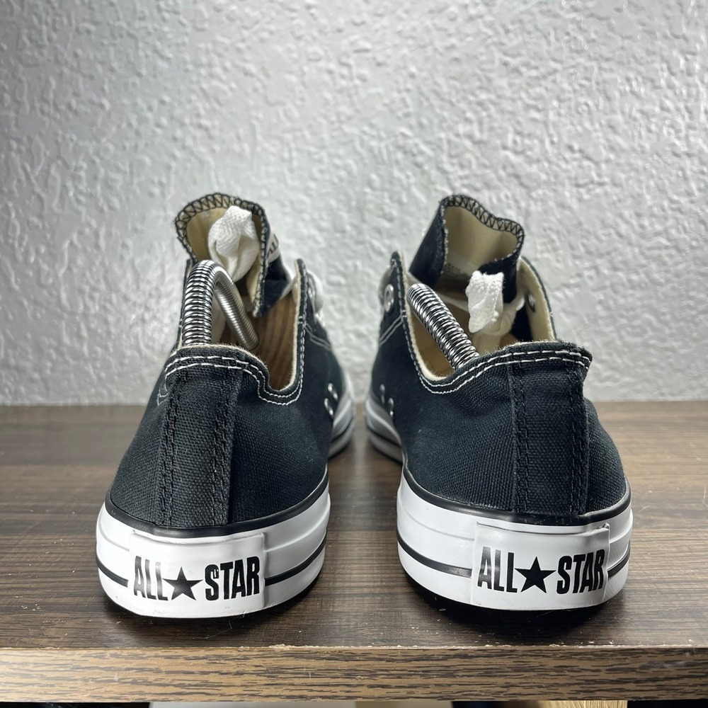 Converse Chuck Taylor All Star Low Black Unisex Shoes - M 9 - W 11 - Picture 10 of 12